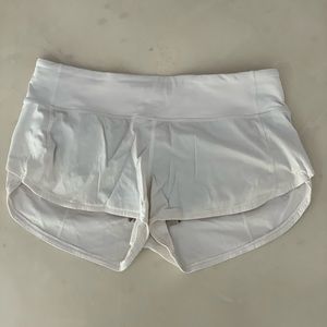 Lululemon Speed Up Short Low Rise 2.5” length Size 6